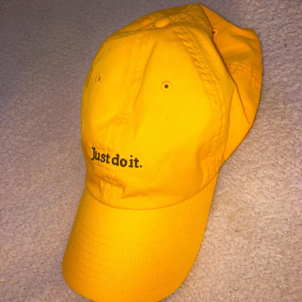 Orange Nike Just Do It Baseball Cap